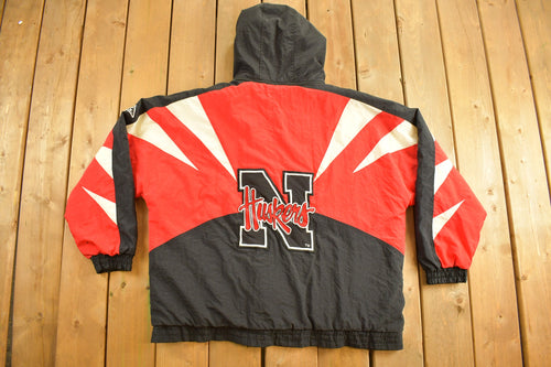 Vintage 1990s Nebraska Huskers NCAA Apex One Puffer Jacket