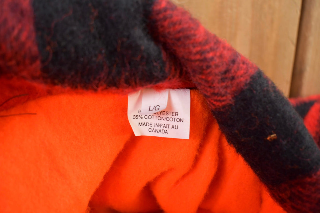 Vintage 1990s Wool Buffalo Plaid Jacket