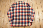 Vintage 1980s Woodland Lined Button Up Wool Shirt