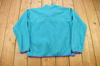 Vintage 1990s Patagonia T-Snap Fleece Kids Sweater Size 13-14