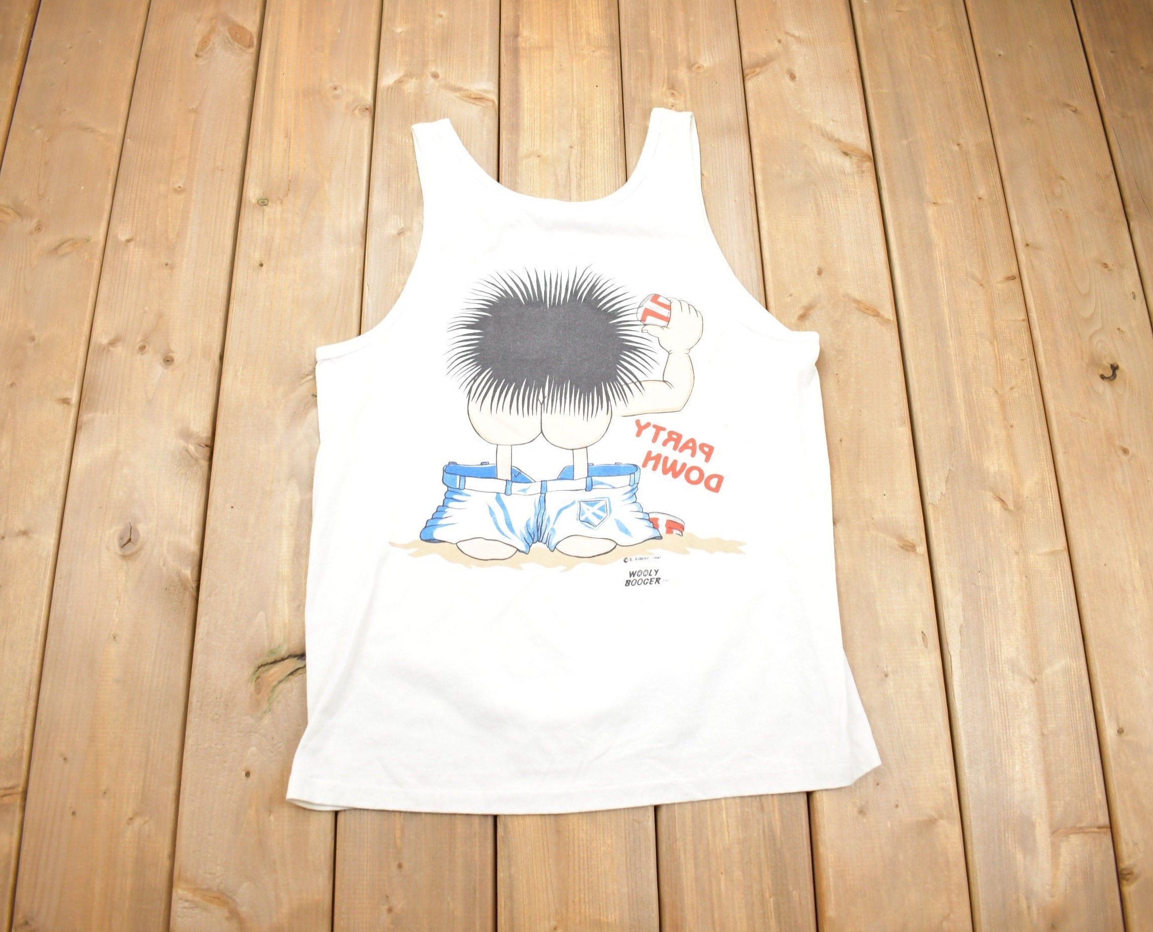 Vintage 1990s Treasure Island Florida Souvenir Tank Top
