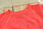 Vintage 1960s Blank Red Raglan Crewneck Sweatshirt Mens S