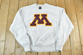 Vintage 1990s Minnesota Cross Grain University Embroidered Crewneck