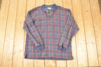 Vintage 1990s Penguin Sport Plaid Button Up Shirt Mens L
