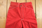 Vintage Chemin De Fer Red Jeans