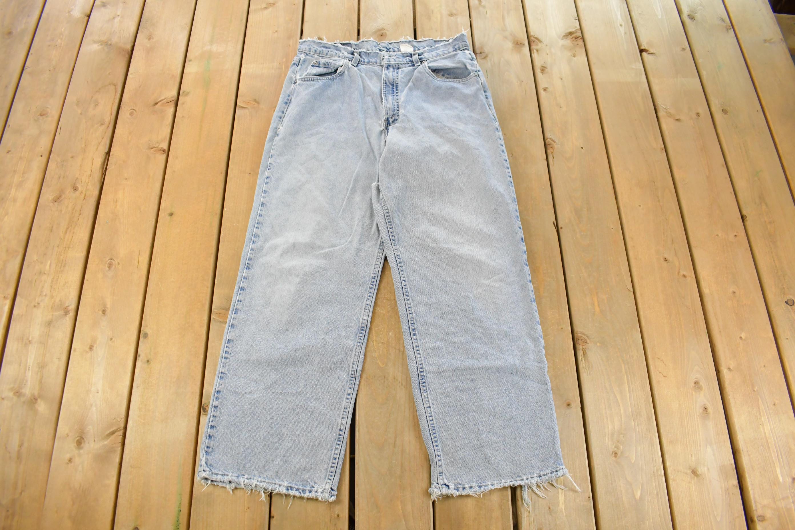 Vintage 1990s Levi's Distressed Relaxed Fit Denim Jeans Men's 32 x 29