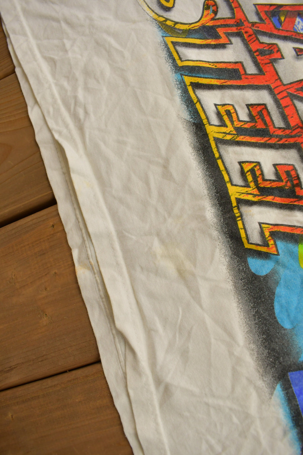 Vintage 2001 Jeff Gordon Blazing Steel All Over Print NASCAR Racing T-Shirt /