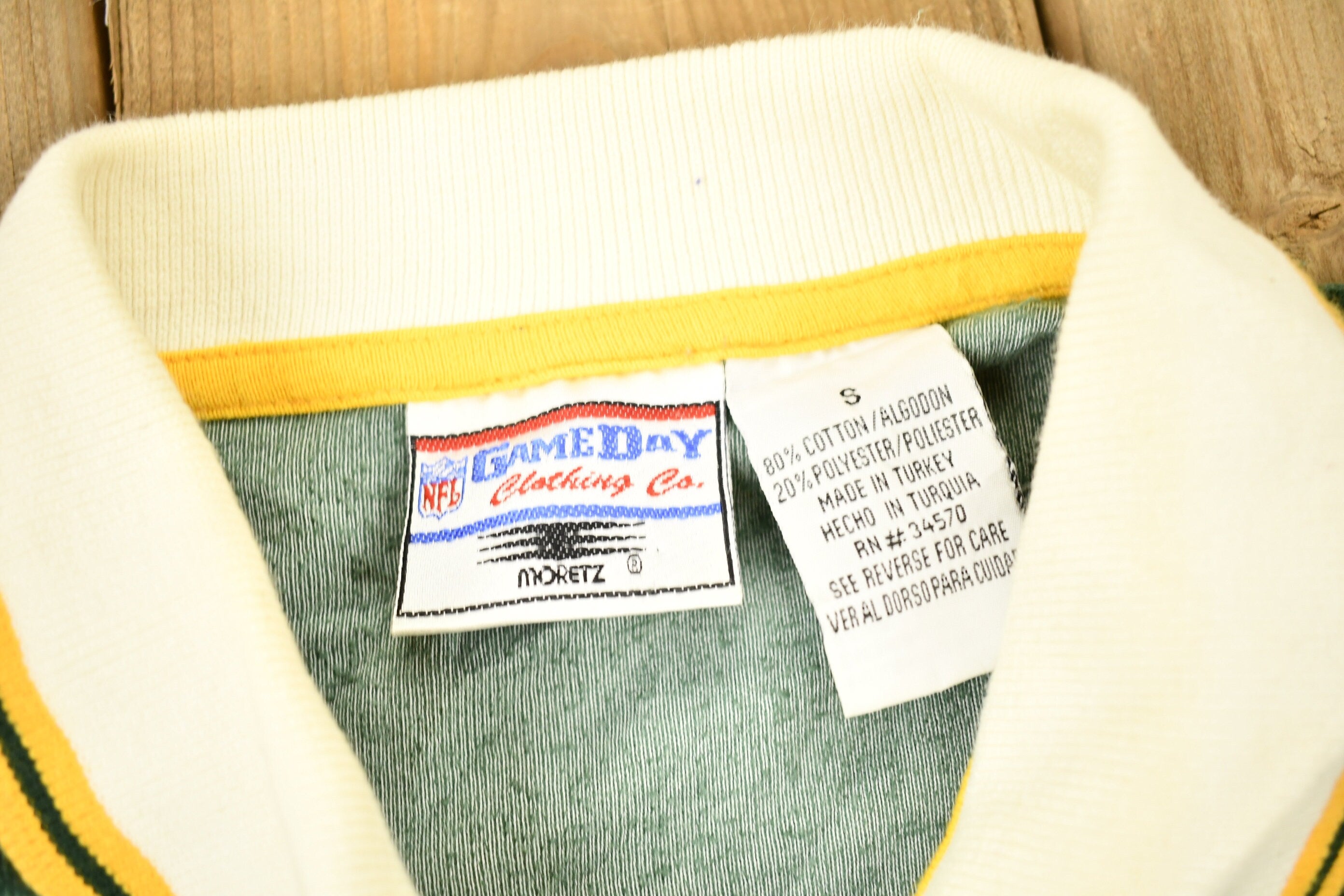 Vintage 1990s Green Bay Packers NFL Game Day Velvet Button Up Sweatshirt