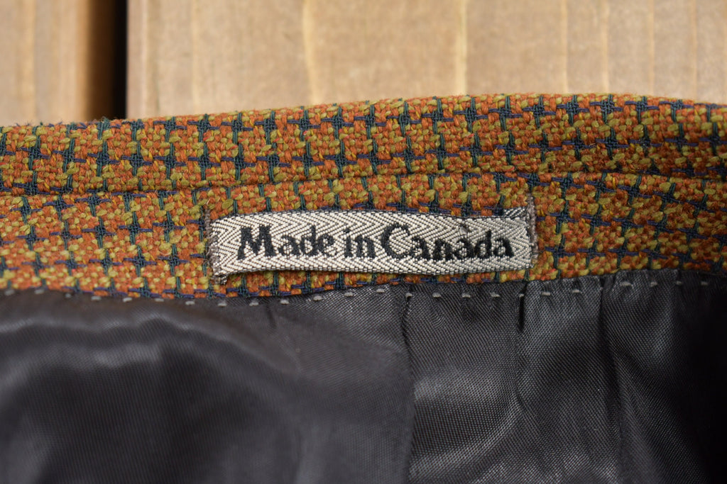 Vintage 1980s Wool Blazer