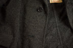 Vintage 1980s Supergora Wool Mohair Alpaca Long Trench Coat