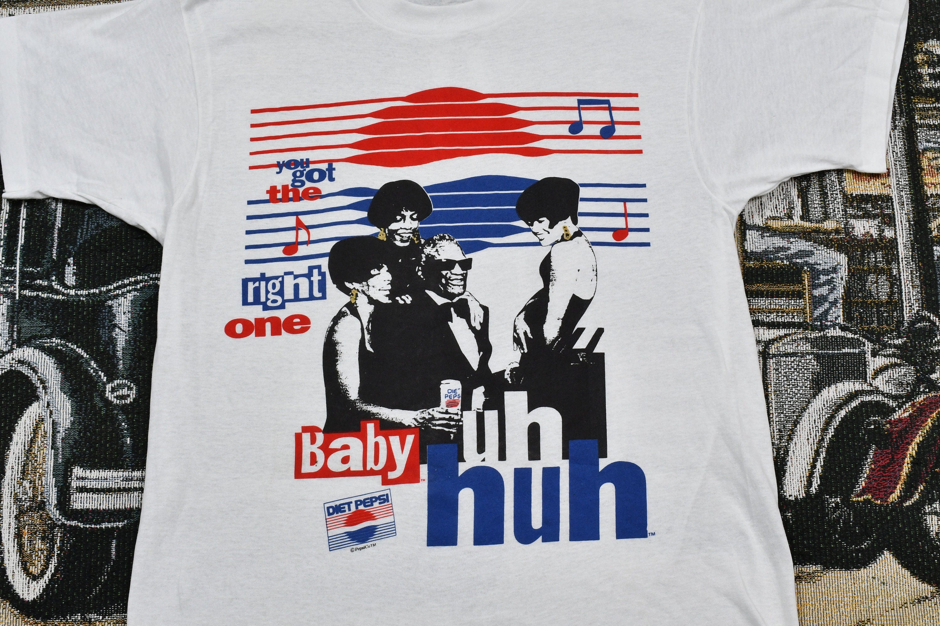 Vintage 1980s Diet Pepsi Promo Single Stitch Deadstock T-Shirt