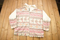 Vintage 1990s East West All Over Pattern Fleece Sweater
