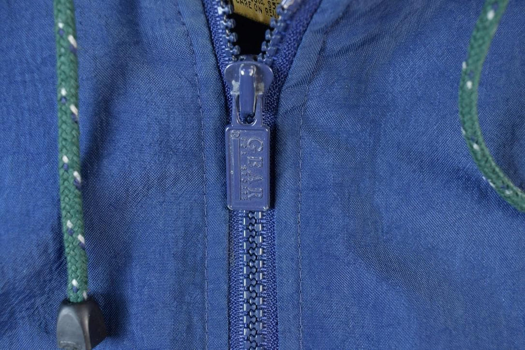 Vintage 1990s Notre Dame University Quarter Zip Collegiate NCAA Pullover Jacket