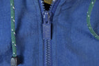 Vintage 1990s Notre Dame University Quarter Zip Collegiate NCAA Pullover Jacket