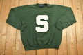 Vintage 1990s MV. Sport Varsity "S" Crewneck Sweatshirt