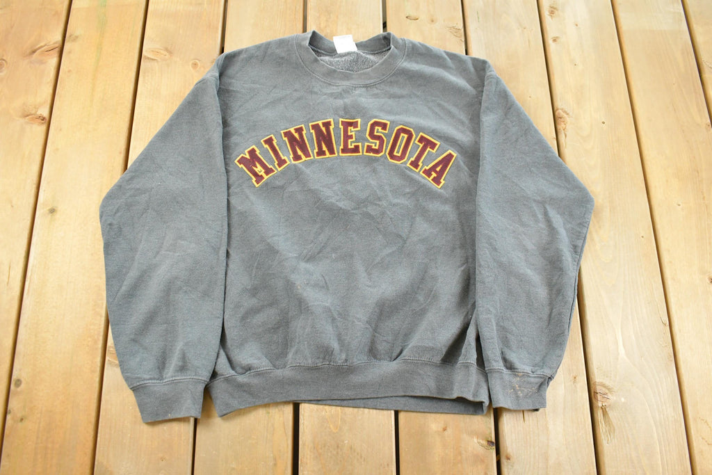 Vintage 2000s Minnesota University Collegiate Crewneck Sweatshirt Men's Medium