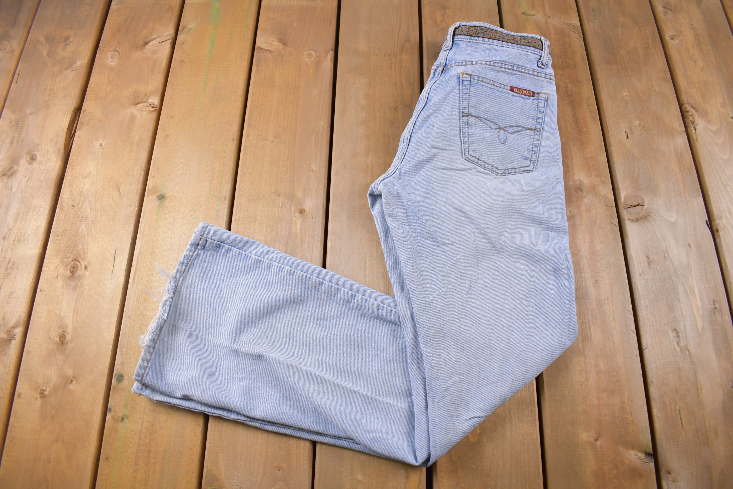 Vintage 1990's Paris Blues Bell Bottom Jeans 28 x 31