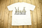 Vintage 1993 Rainforest Café Giraffe Graphic T-Shirt