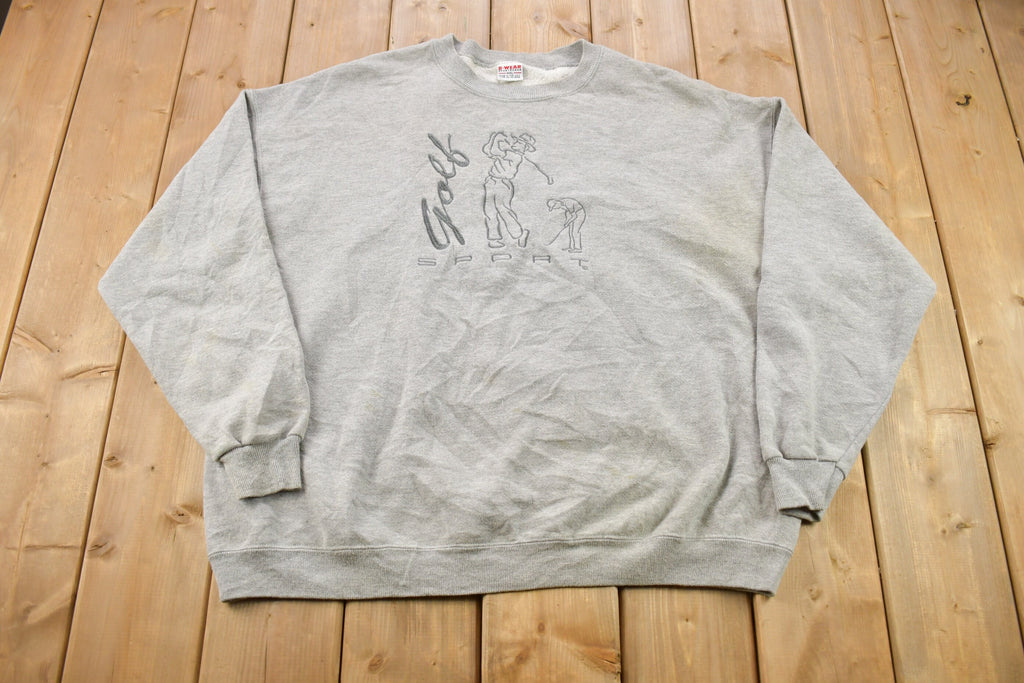 Vintage 1990s Golf Sport Crewneck Sweatshirt