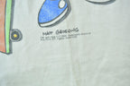 Vintage 1998 Bart Simpson Skateboard Graphic T Shirt