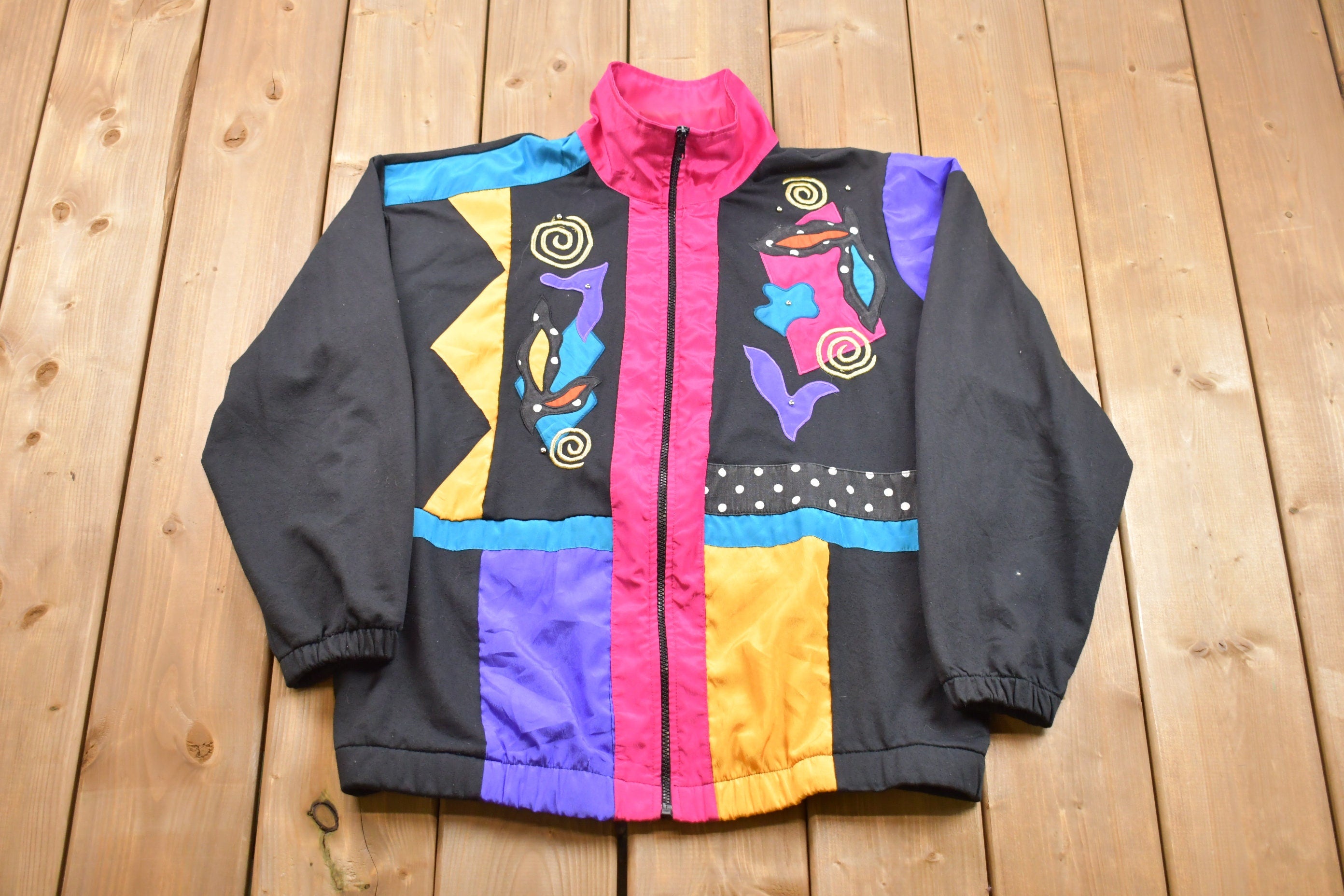 Vintage 1980s Zip Up Jacket