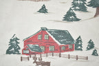 Vintage 1990s Westport LTD Snowy Town All Over Print Crewneck