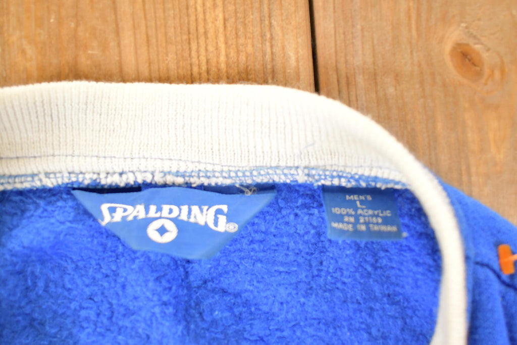 Vintage 1980s Spalding Button Up Sports Sweater Vest Men's M