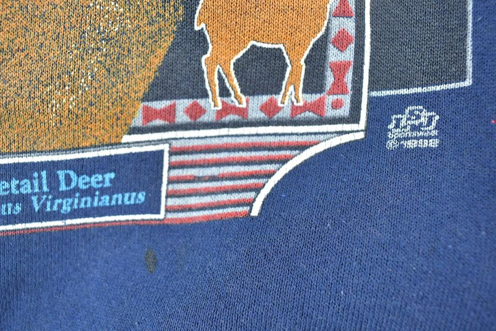 Vintage 1990s Big Buck Deer Outdoorsman Crewneck Sweatshirt
