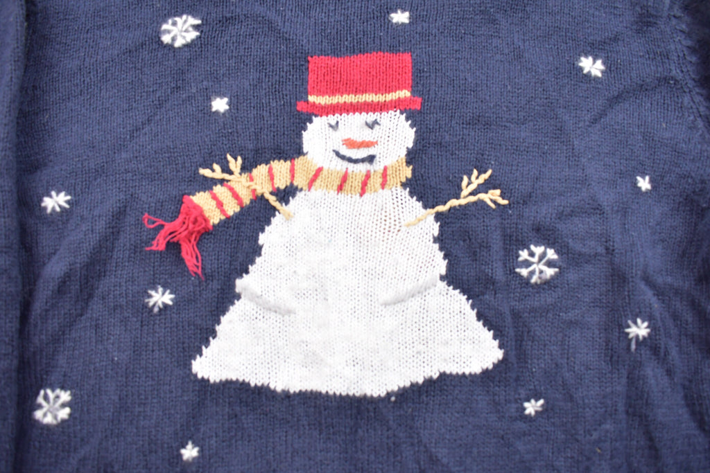 Vintage Hand Embroidered Knitted Sweater