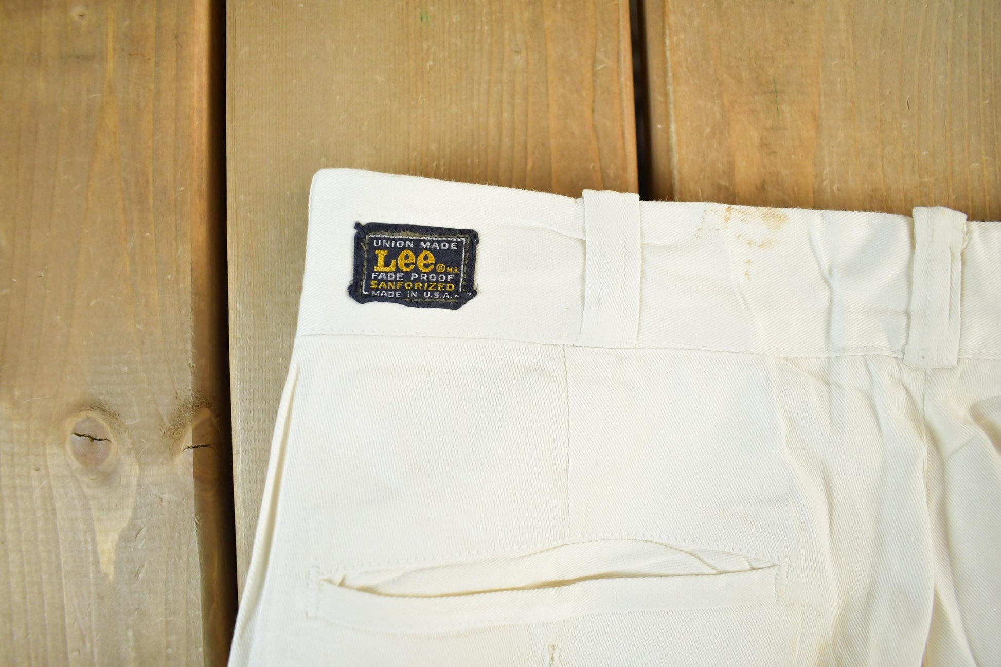 Vintage 1960s Lee Sanforized Pants Adult 29 x 31