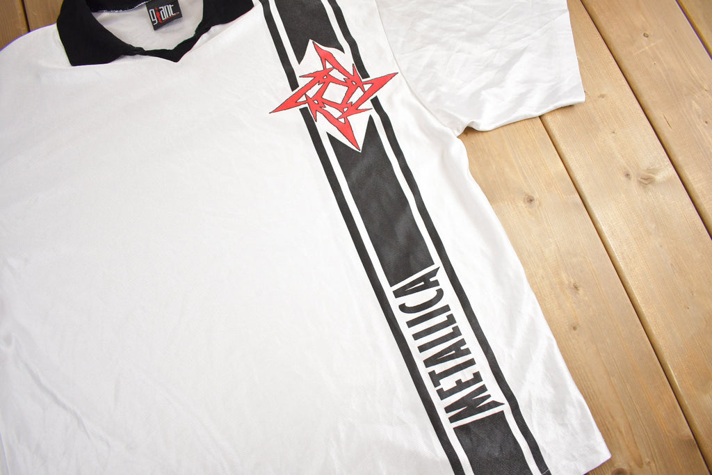 Vintage 1990s Metallica Soccer Jersey