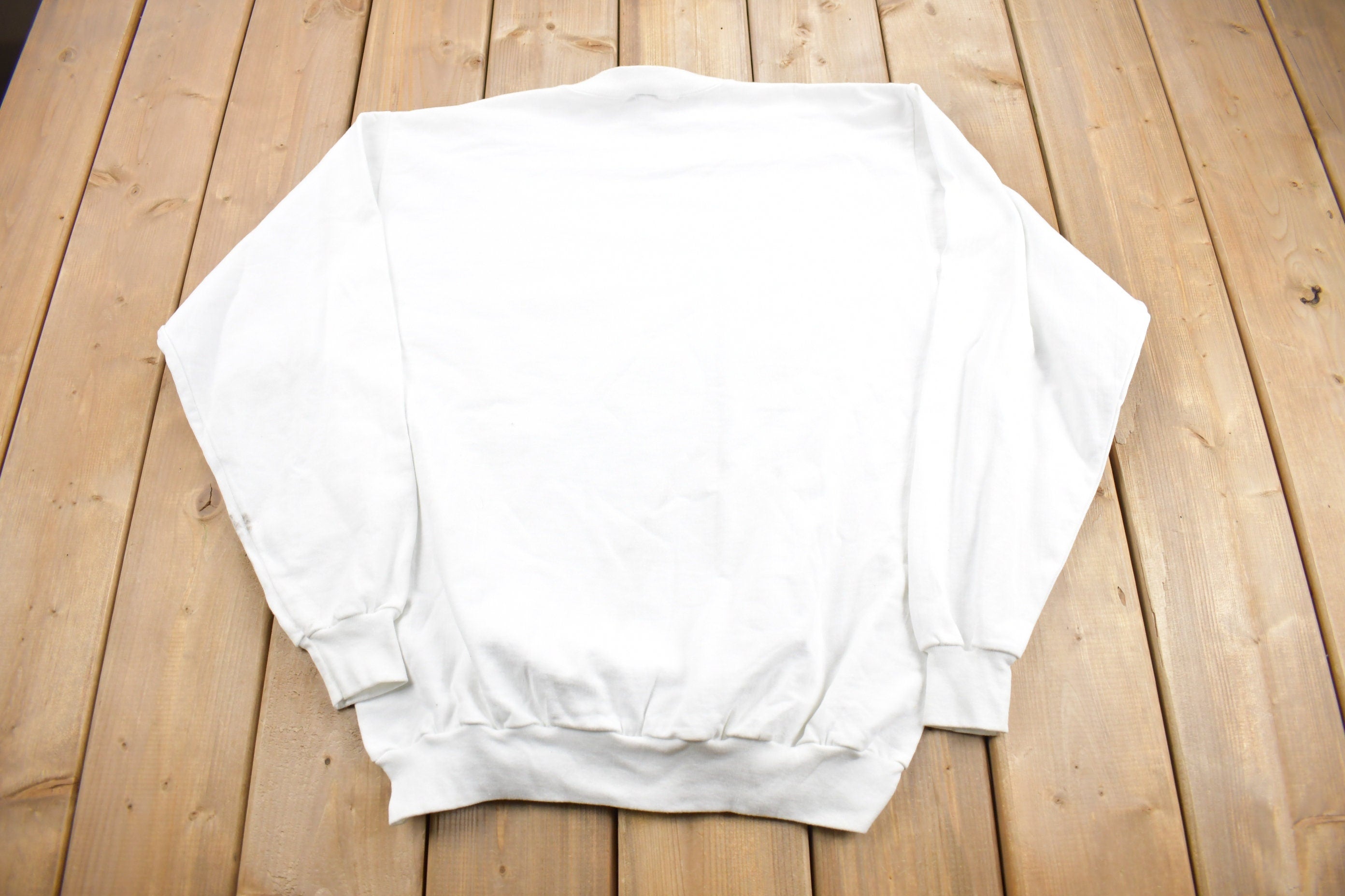 Vintage 1990s Fishing Theme Crewneck