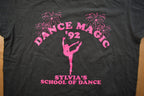 Vintage 1992 Sylvia's School Of Dance Graphic T Shirt