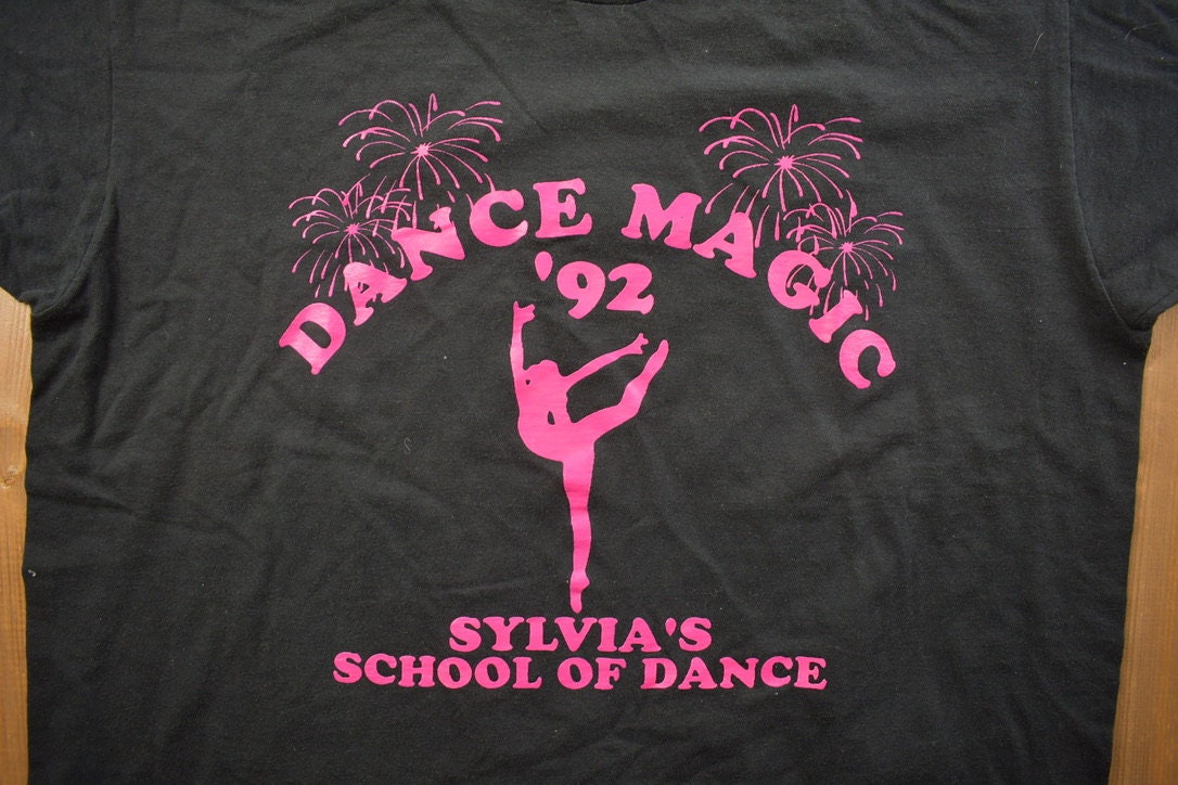 Vintage 1992 Sylvia's School Of Dance Graphic T Shirt