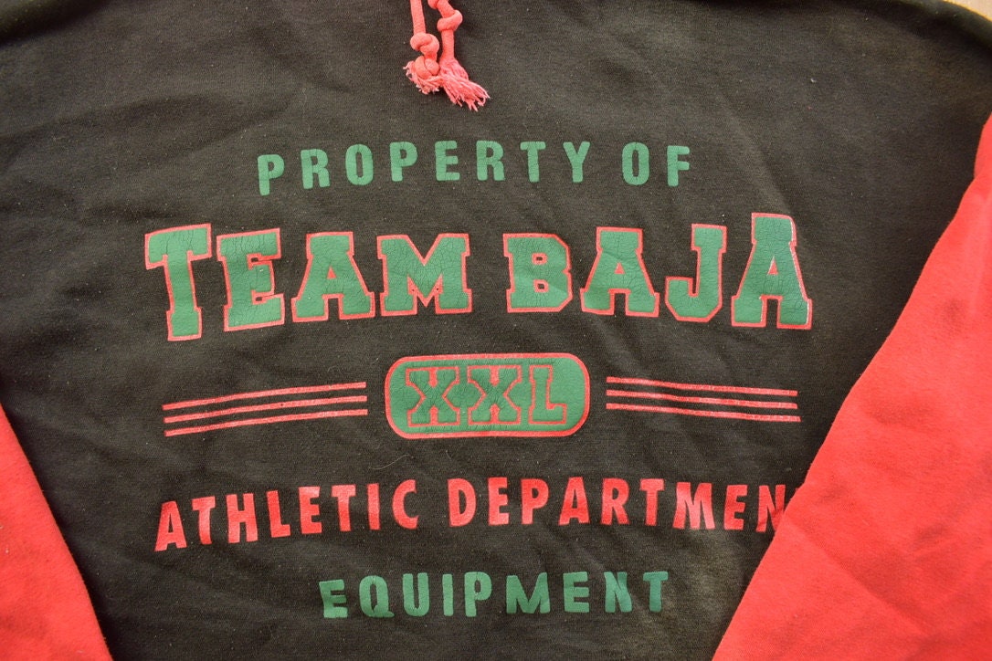 Vintage 1990s Team Baja Graphic Hoodie