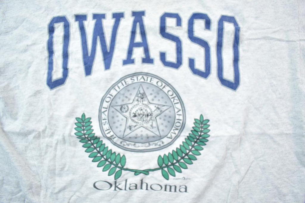 Vintage 1990s Owasso Oaklahoma University Collegiate T-Shirt