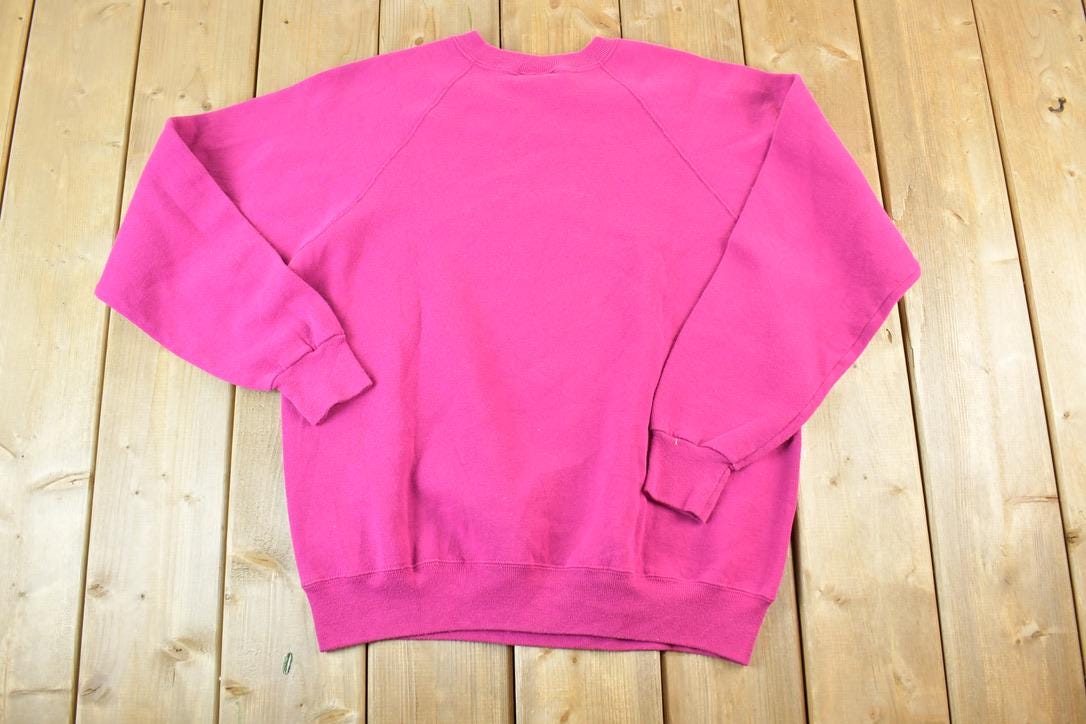 Vintage 1990s Lee Blank Crewneck Sweatshirt Made In USA