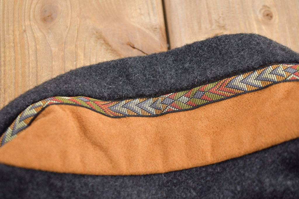 Vintage 1990s Woolrich Half Zip Wool Knit Sweater