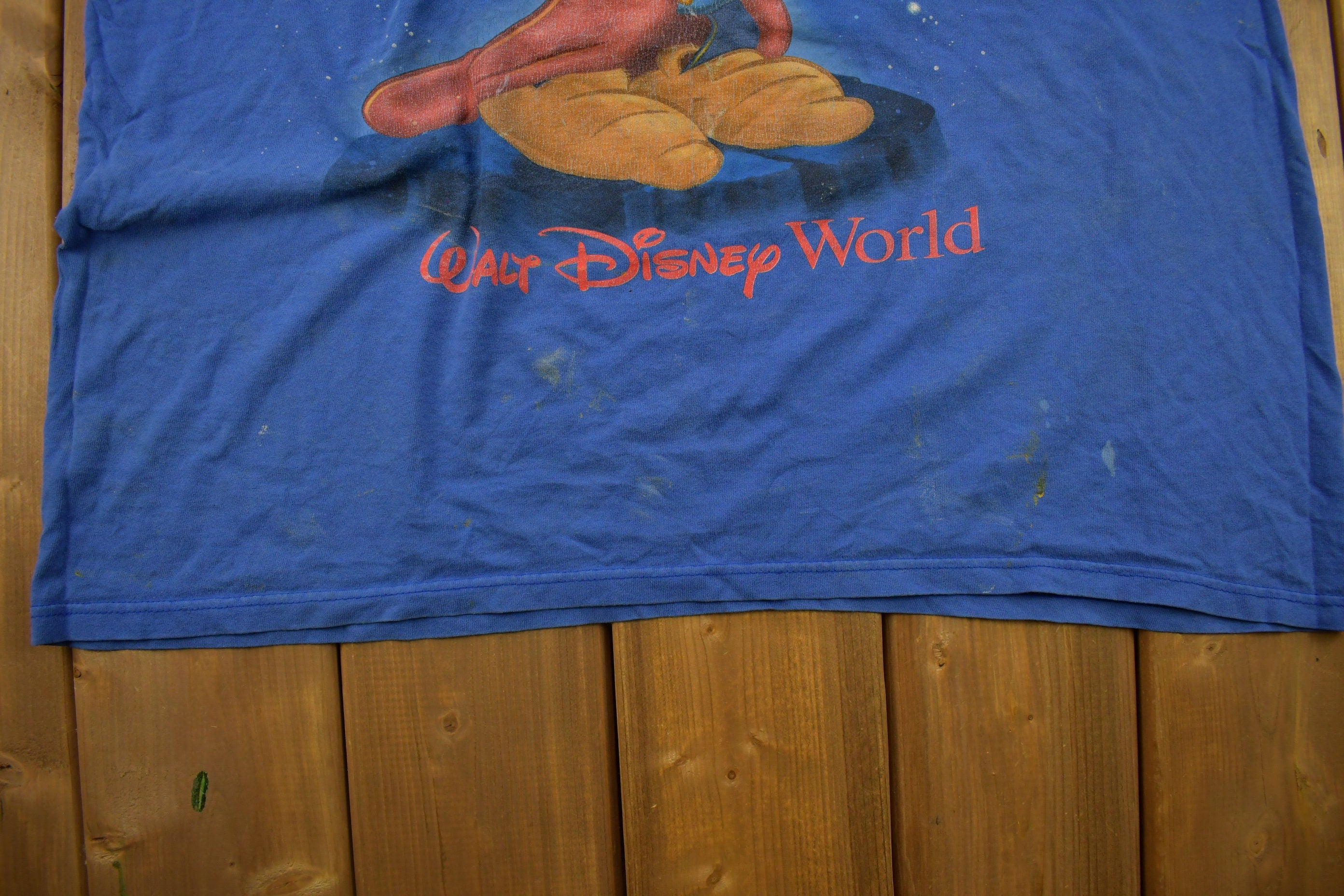 Vintage 1990s Fantasia Walt Disney World Mickey Mouse T-Shirt