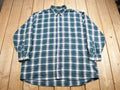 Vintage 1990s Himalaya Plaid Flannel Button Up Shirt