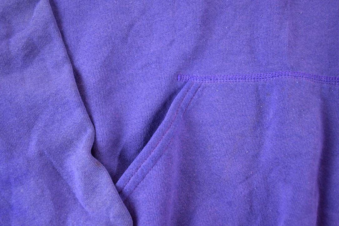 Vintage 1990s Lee Sturdy Sweats Blank Hoodie Made In USA / 90s Hoodie / Vintage Sweater / Color Block /