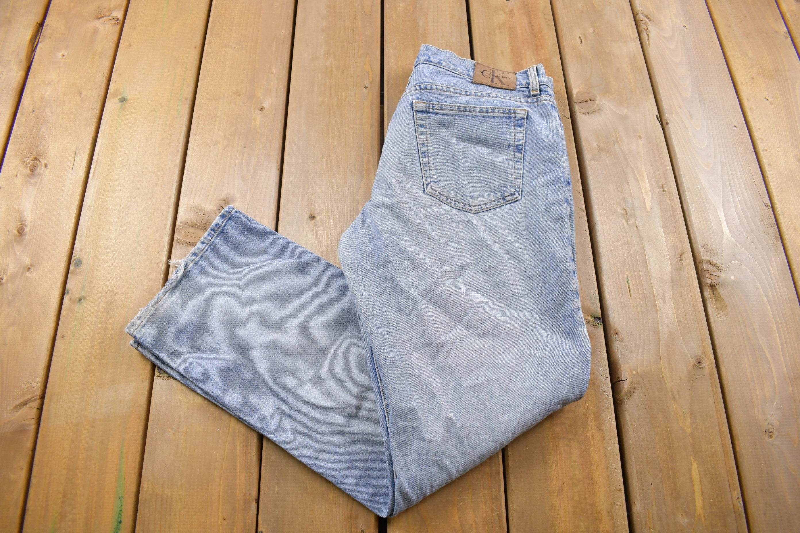 Vintage 1990's Calvin Klein Blue Jeans 34 x 29