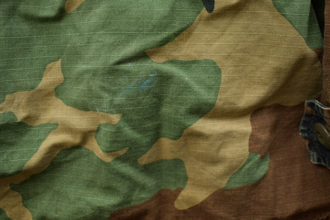 Vintage Military Button Up Shirt