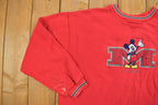 Vintage 1990s Mickey Mouse Disney Embroidered Crewneck