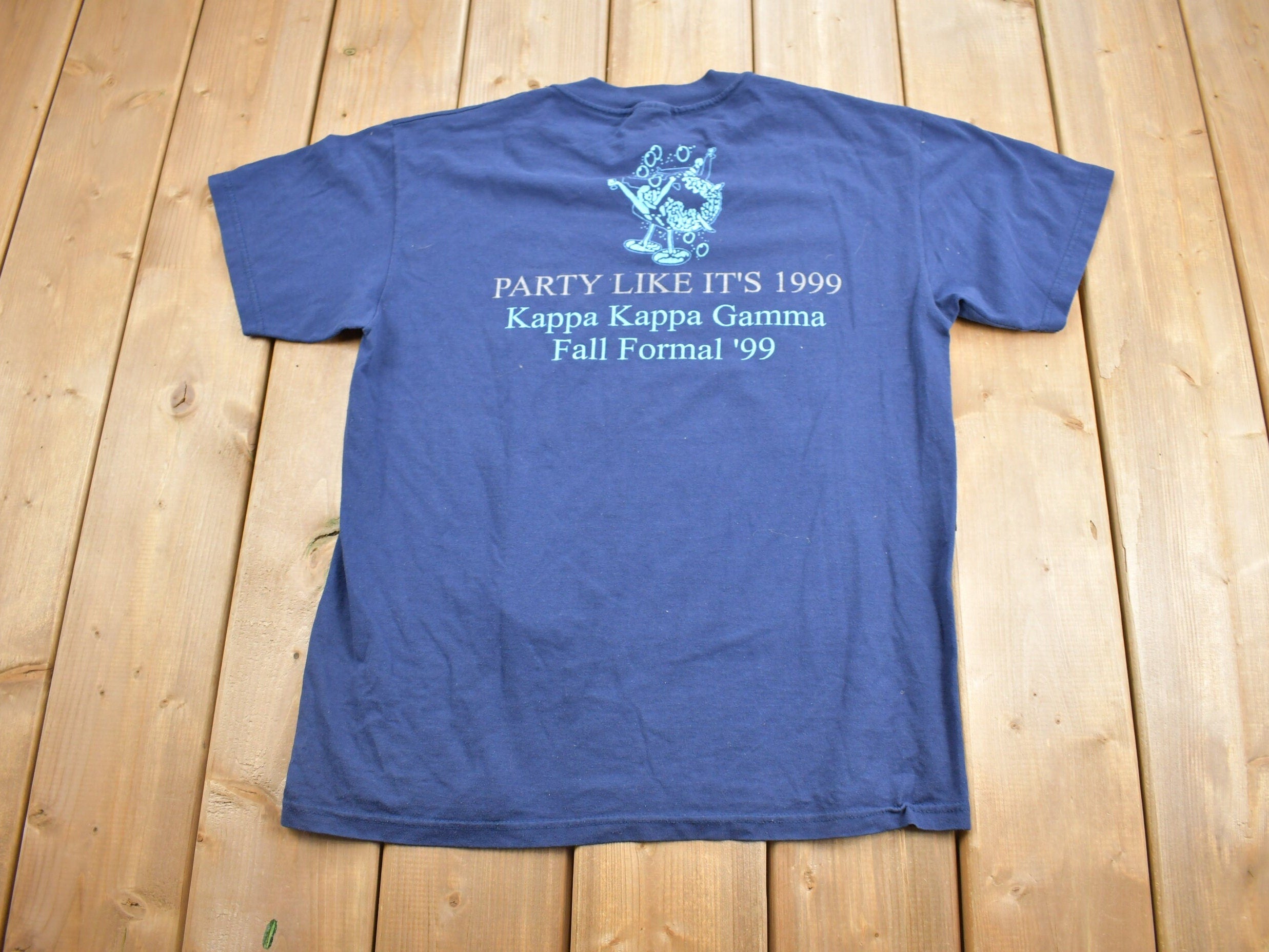 Vintage 1999 Kappa Kappa Gamma Fall Formal Graphic T Shirt