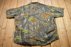Vintage 1990s Hunter's View Camo Short Sleeve Button Up