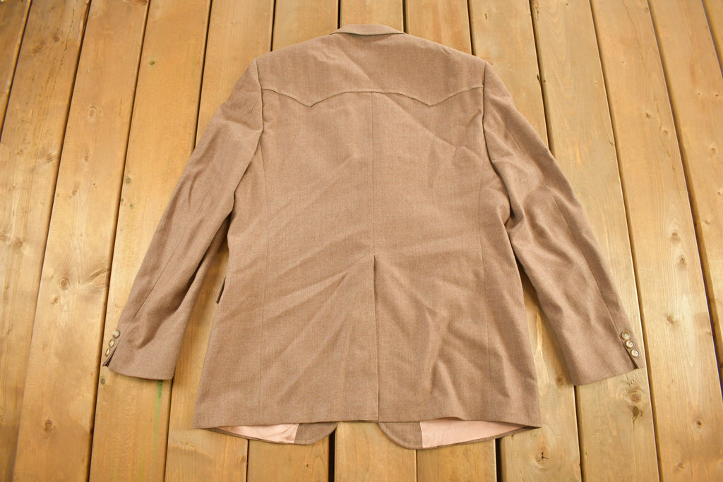 Vintage 1980s Button Down Blazer Jacket