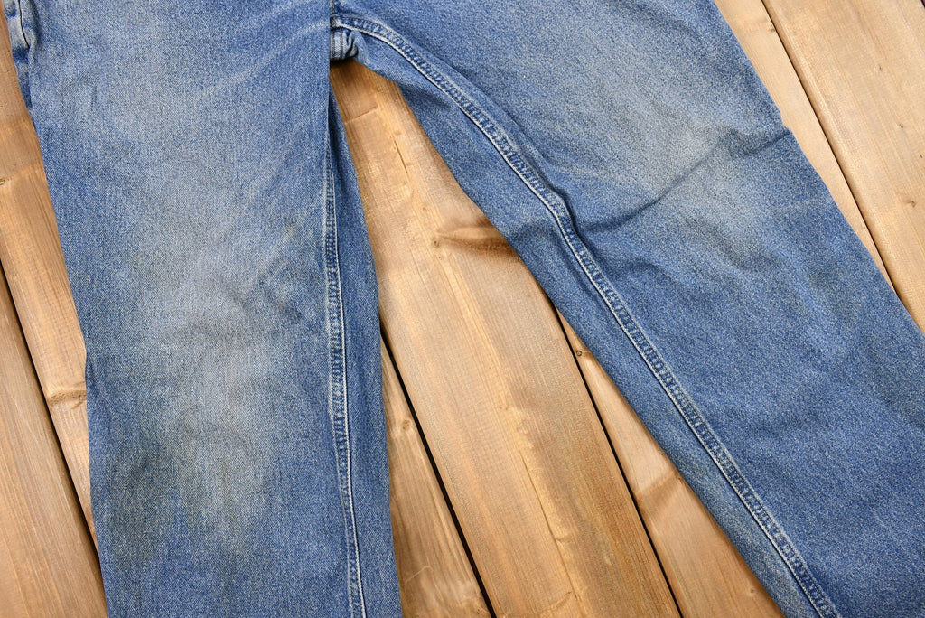 Vintage 1990s Carhartt Light-Mid Wash Flame Resistant Jeans