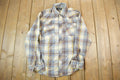 Vintage 1990s Plaid Button Up Flannel Shirt