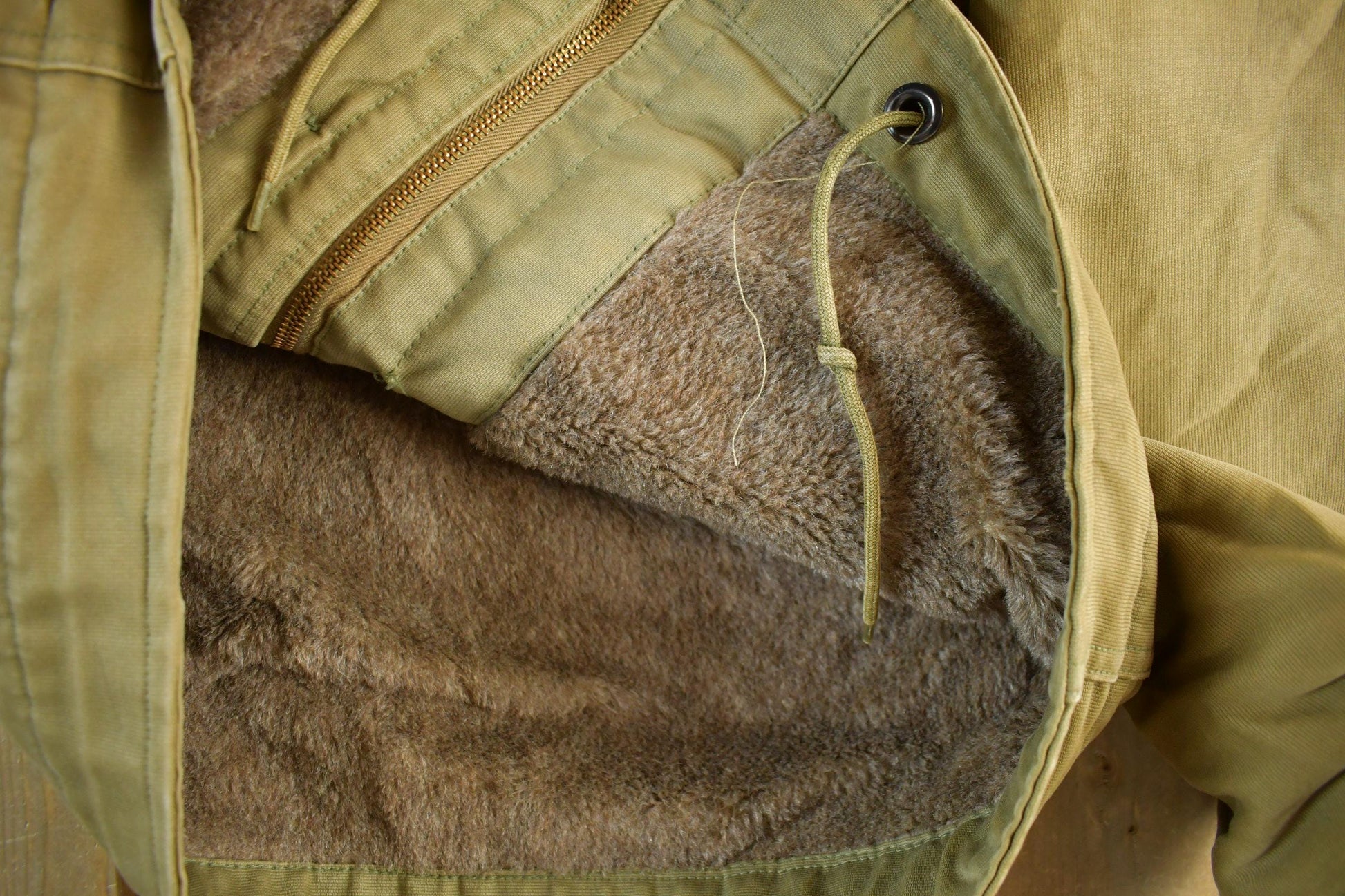 Vintage 1940s Navy N-1 Deck Jacket Men's M-L